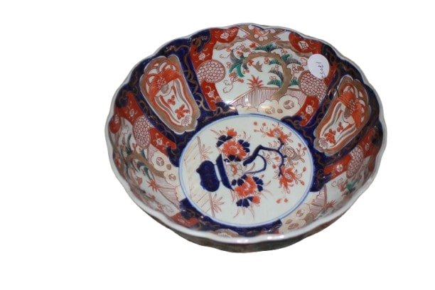 Piatto Centrotavola Imari Giapponese di fine 1800 in porcellana-photo-4