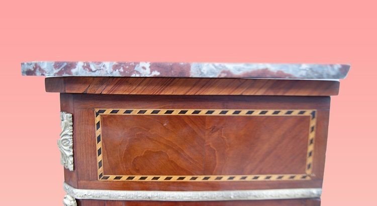 Vetrinetta francese della seconda metà del 1800, stile Luigi XVI,-photo-2