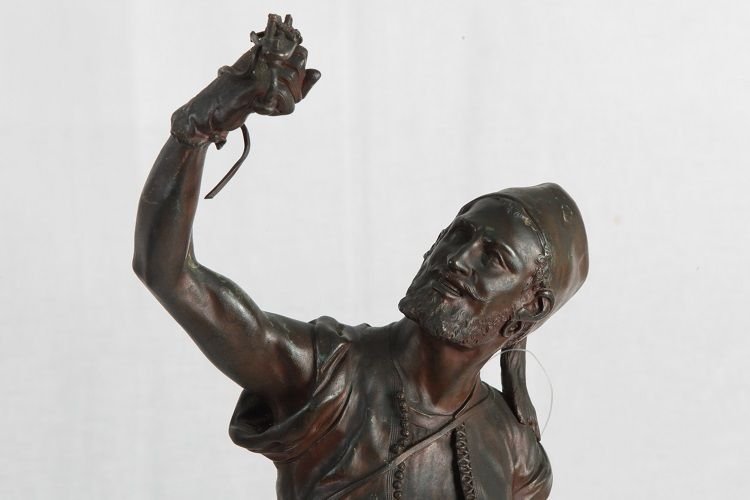 French sculpture from the second half of the 1800s, in bronze signed Pierre-Jules Mêne (1810-79-photo-2