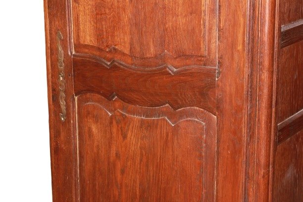 Armadietto Stipo Provenzale ad 1 Porta in Legno di Rovere XIX secolo-photo-3