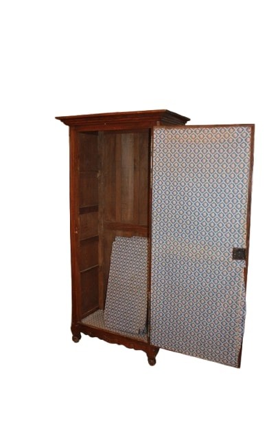 Armadietto Stipo Provenzale ad 1 Porta in Legno di Rovere XIX secolo-photo-1