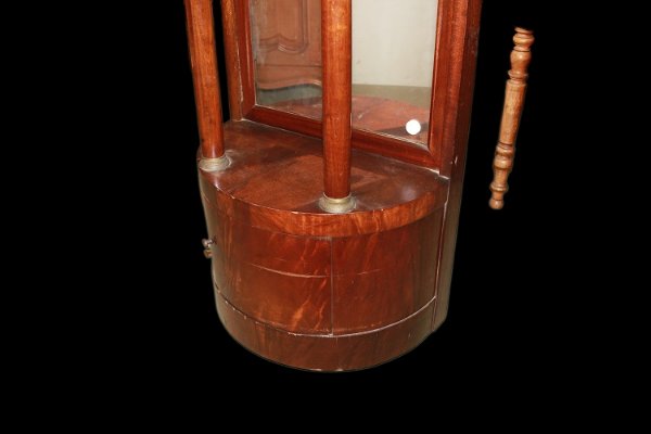 Piccolo credenzino consolle francese della seconda metà del 1800, stile Impero, in mogano-photo-3