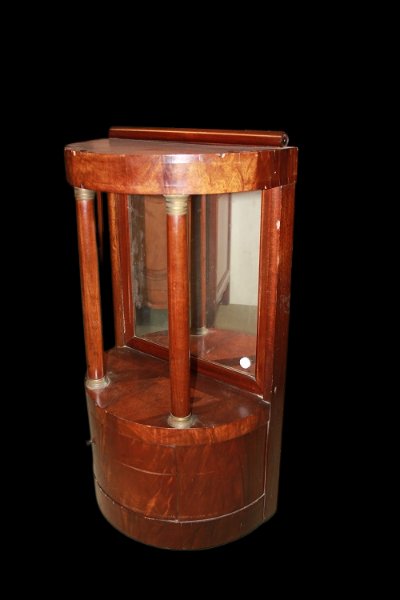 Piccolo credenzino consolle francese della seconda metà del 1800, stile Impero, in mogano-photo-4