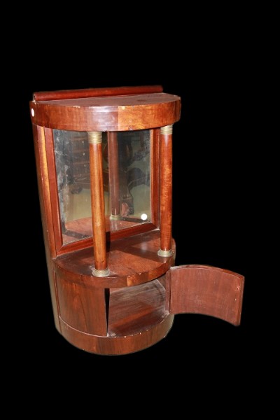 Piccolo credenzino consolle francese della seconda metà del 1800, stile Impero, in mogano-photo-1