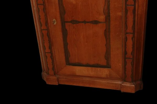 Grande angoliera a 3 ante e vano a giorno, italiana della seconda metà del 1800, in legno-photo-4