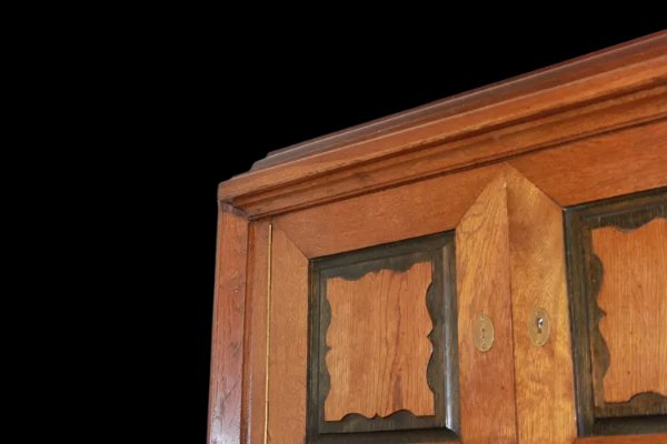 Grande angoliera a 3 ante e vano a giorno, italiana della seconda metà del 1800, in legno-photo-2