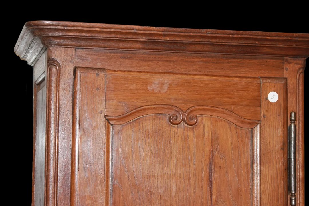 Piccolo stipo armadietto francese di metà 1800, stile Provenzale, in legno di noce-photo-1