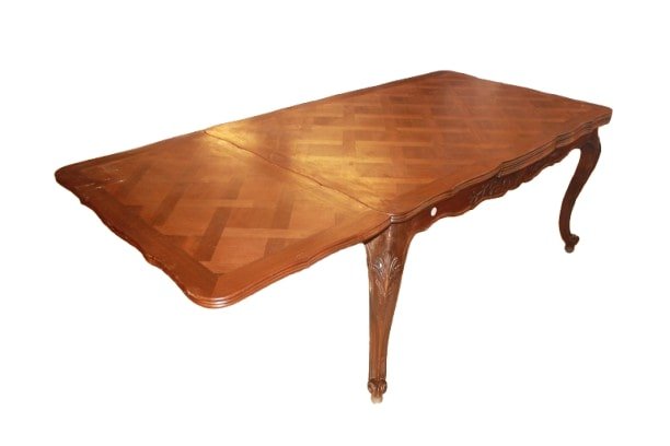 Tavolo Rettangolare Allungabile Stile Provenzale Francese di fine 1800 inizio 1900-photo-2