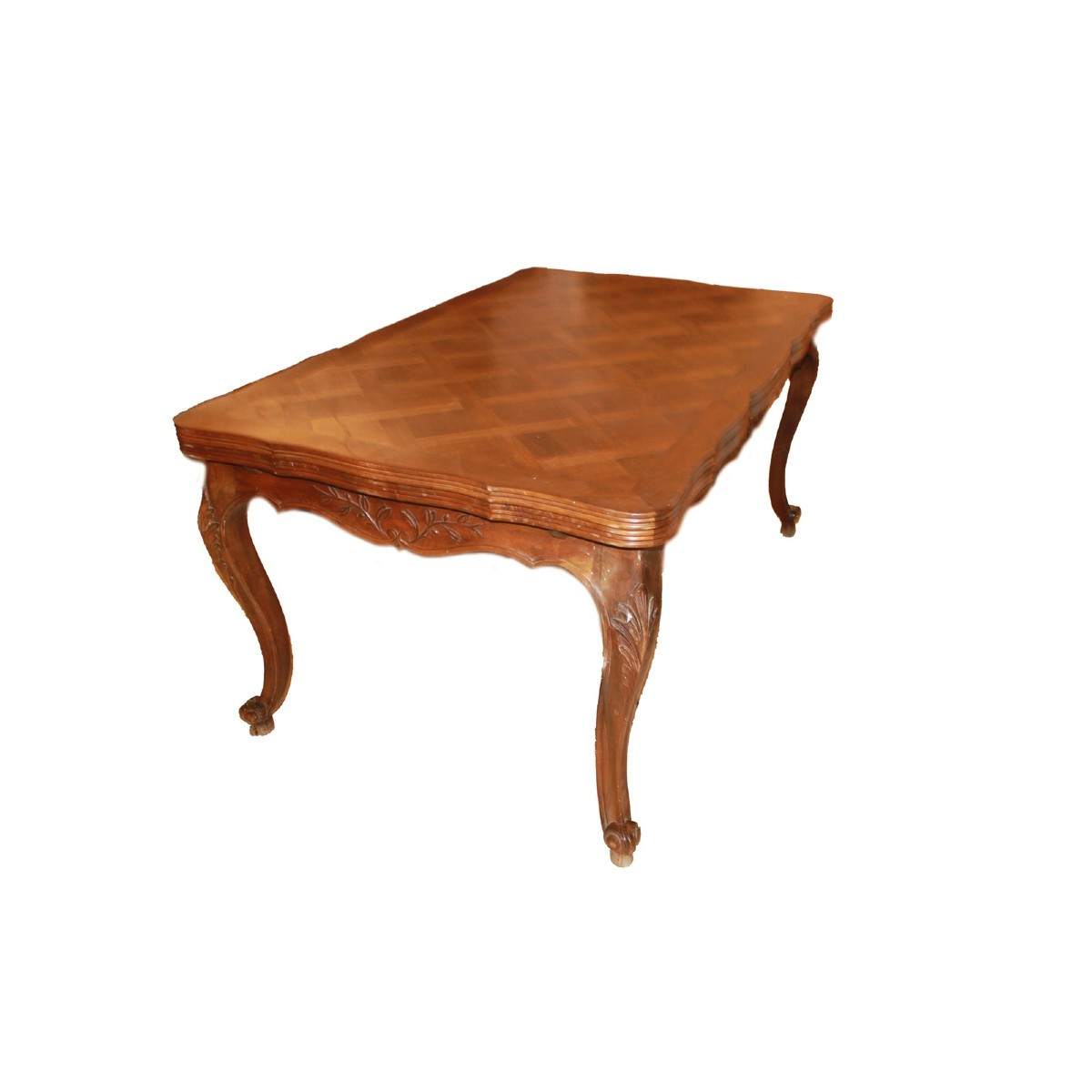 Tavolo Rettangolare Allungabile Stile Provenzale Francese di fine 1800 inizio 1900