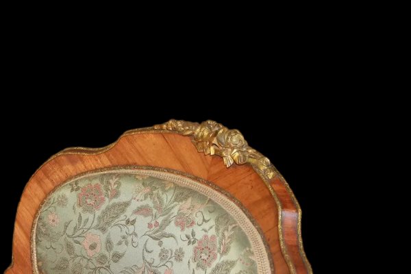 Salotto francese della seconda metà del 1800 stile Luigi XV in legno di bois de rose-photo-4