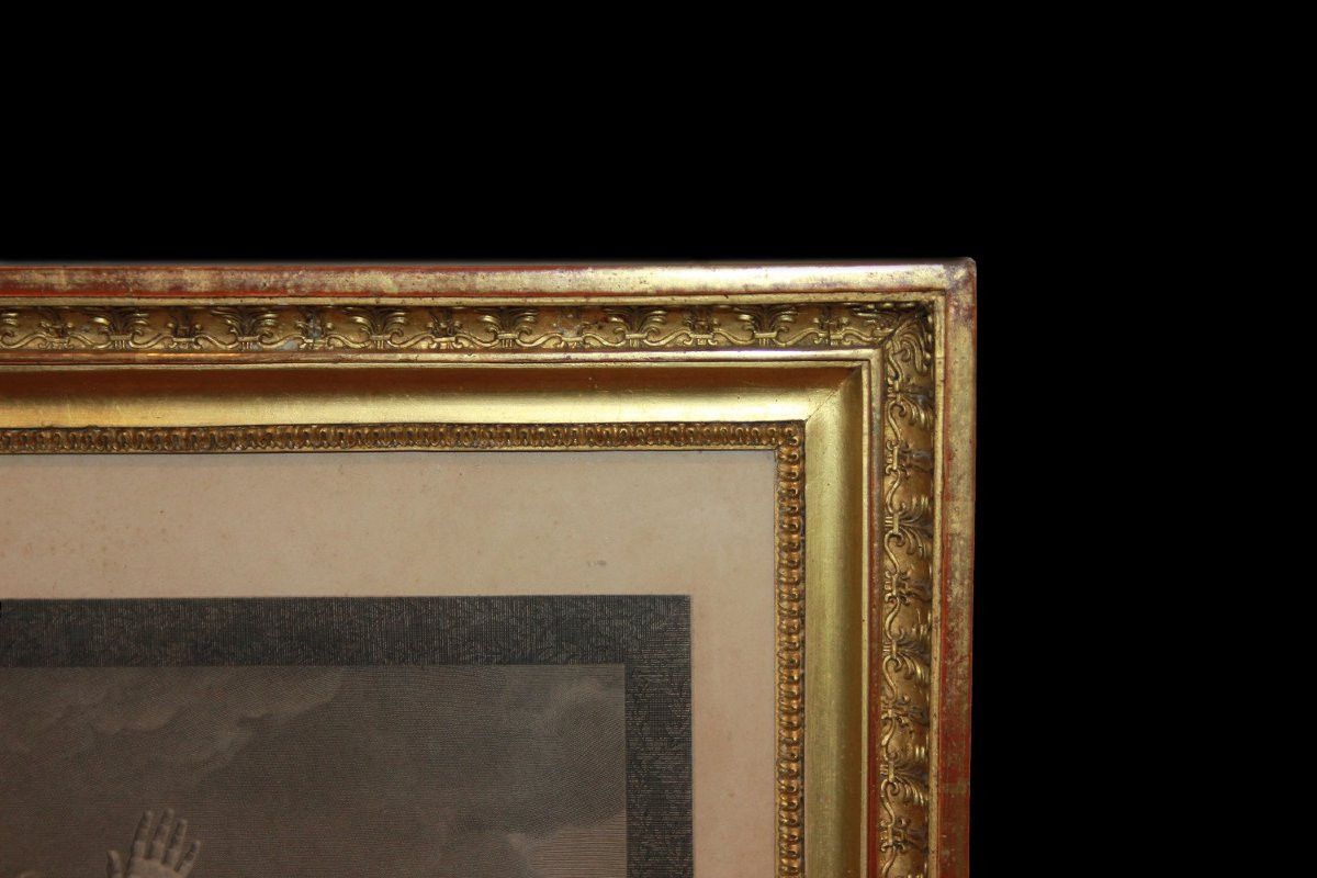 Coppia di grandi stampe francesi di metà del 1800 raffiguranti Omero e Belisario-photo-2