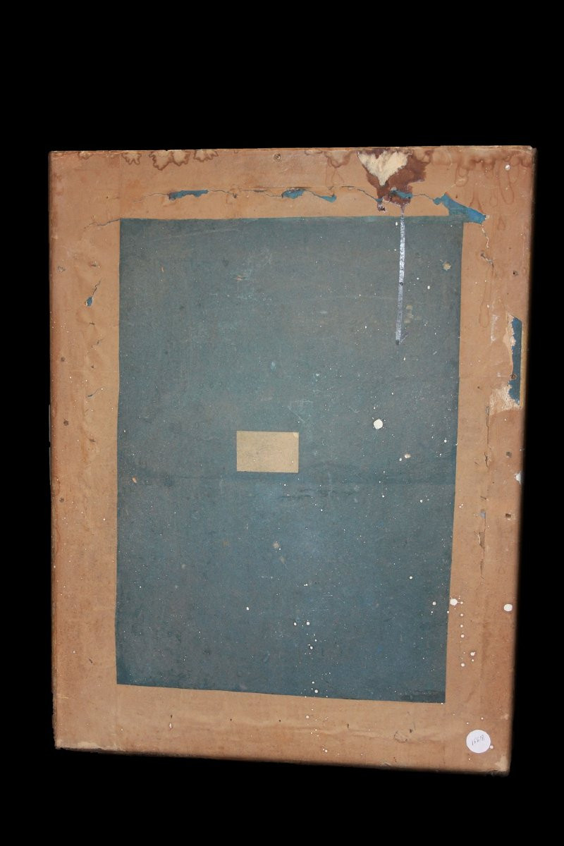 Coppia di grandi stampe francesi di metà del 1800 raffiguranti Omero e Belisario-photo-8