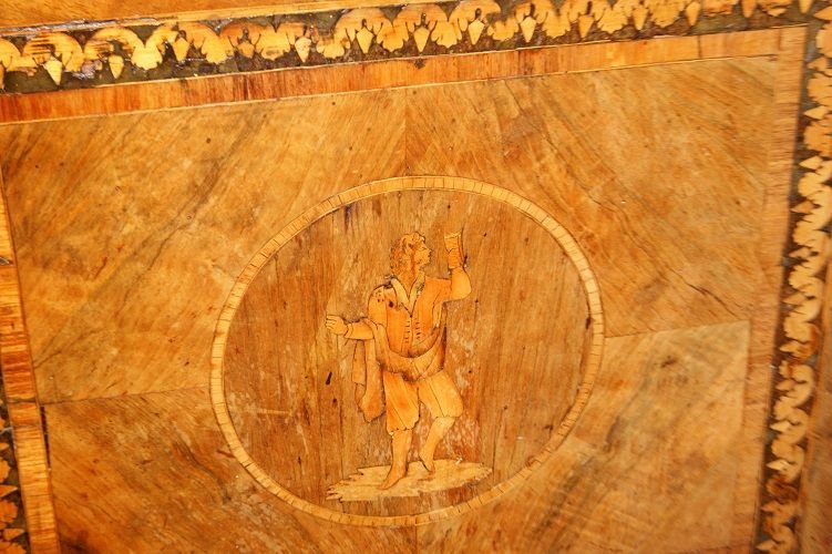 Straordinario capolavoro di ebanisteria italiano del 1700-photo-5