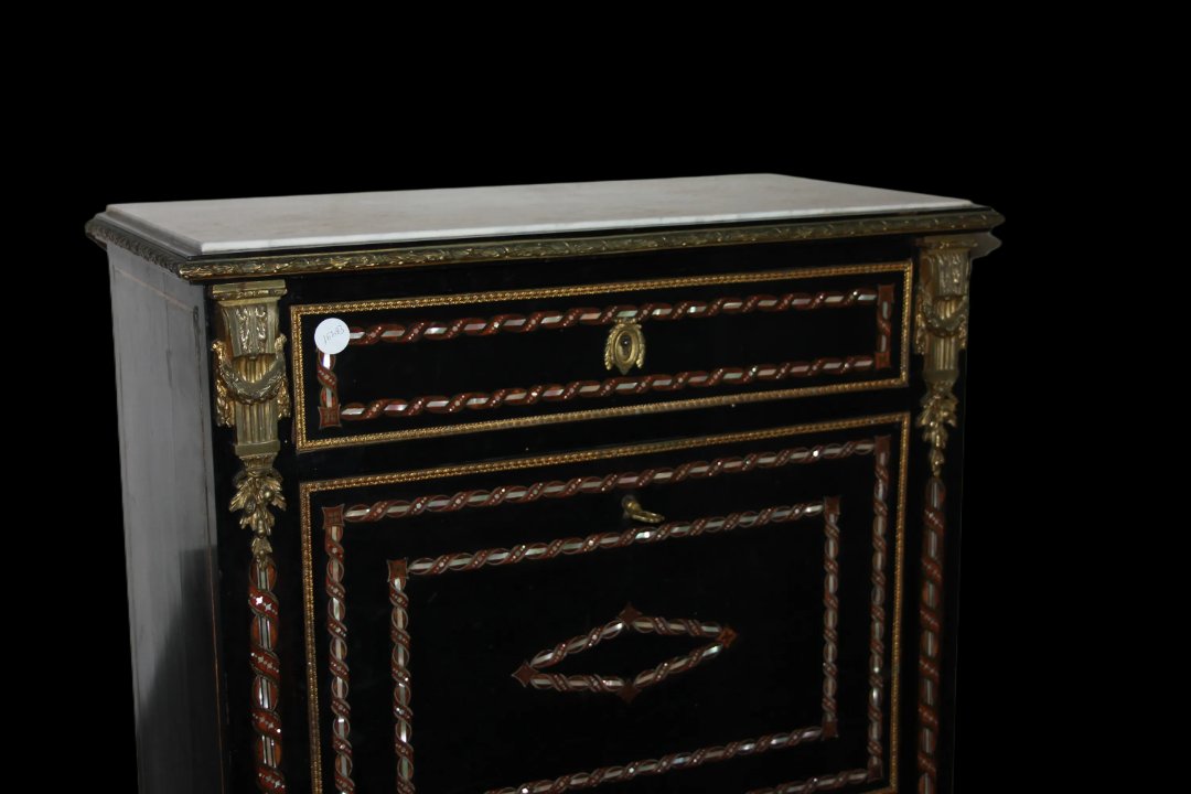 Bellissimo secretaire francese della seconda metà del 1800, stile Napoleone III-photo-2