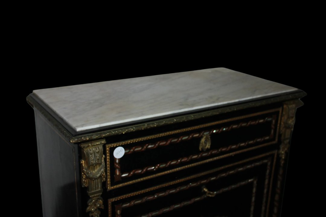 Bellissimo secretaire francese della seconda metà del 1800, stile Napoleone III-photo-3