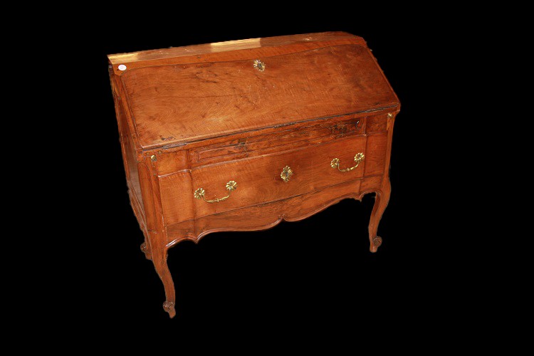 Ribalta francese di fine 1700, stile Provenzale, in legno di noce