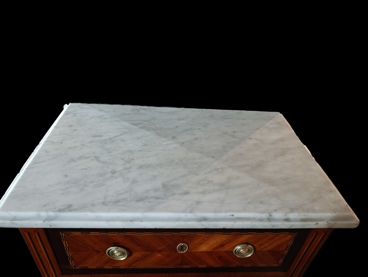 Secrétaire francese stile Luigi XVI del 1800-photo-4