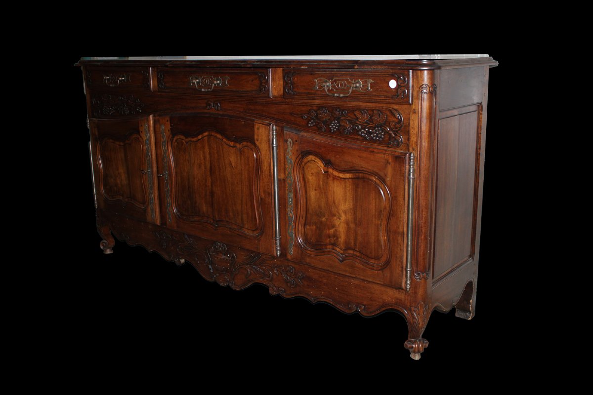 Credenza francese in ciliegio scuro – fine XIX secolo, stile Provenzale-photo-2