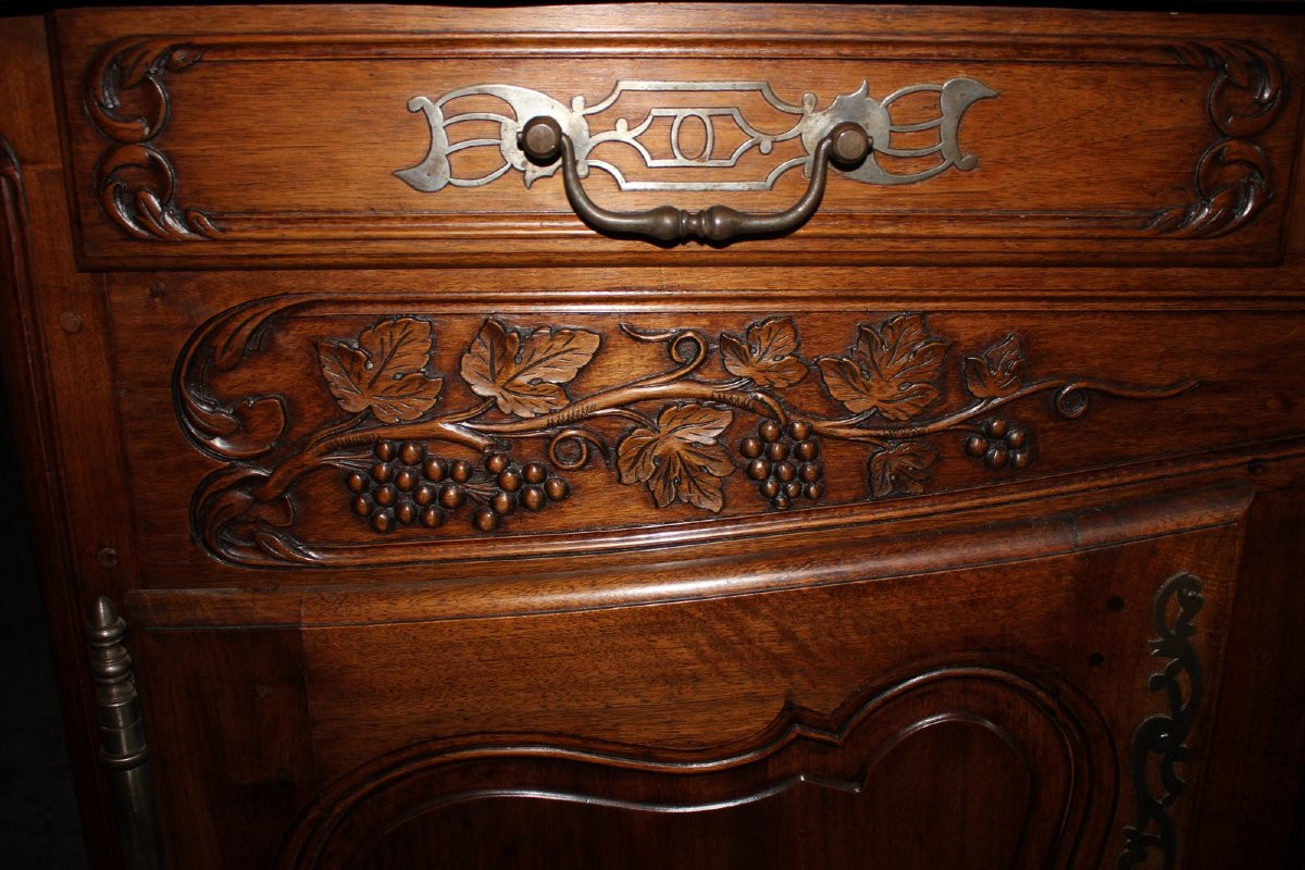 Credenza francese in ciliegio scuro – fine XIX secolo, stile Provenzale-photo-1