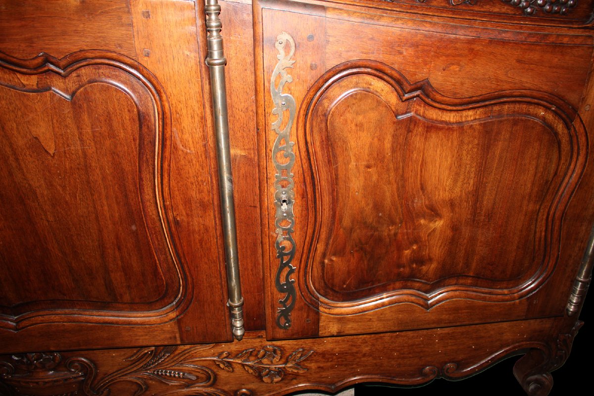 Credenza francese in ciliegio scuro – fine XIX secolo, stile Provenzale-photo-2