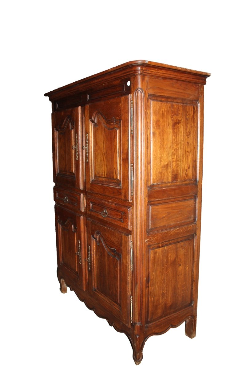 Stipo francese in rovere massello – fine XIX secolo, stile Provenzale-photo-2