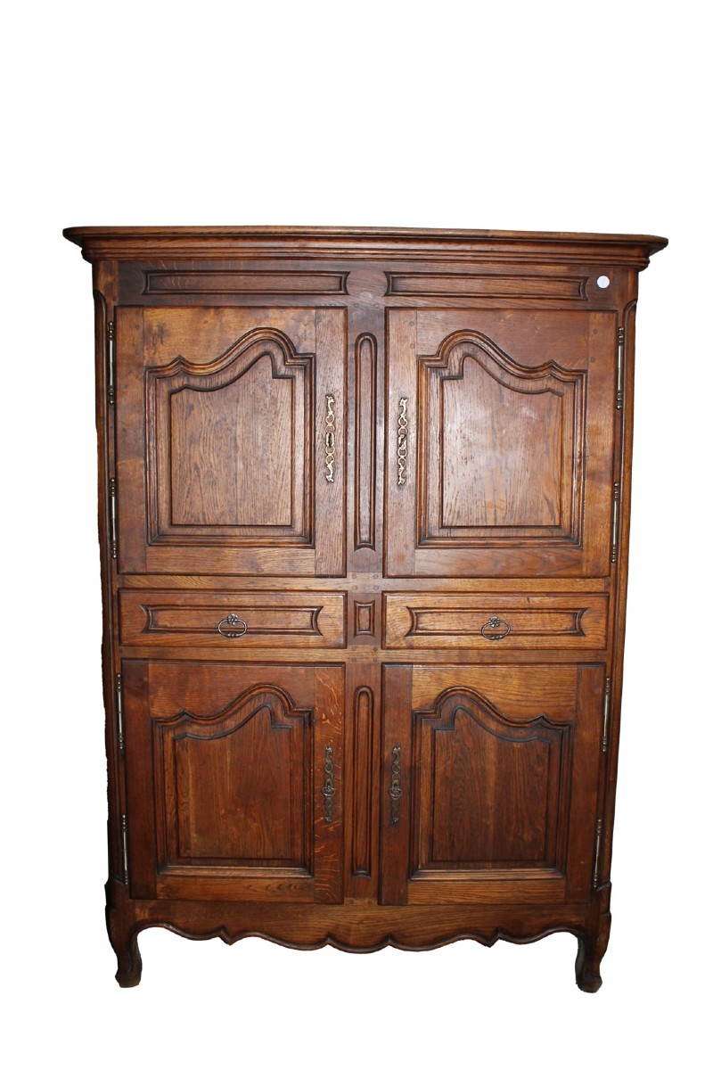 Stipo francese in rovere massello – fine XIX secolo, stile Provenzale