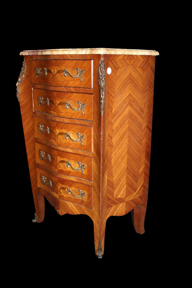 Cinquino francese in stile Luigi XV – XIX secolo-photo-2