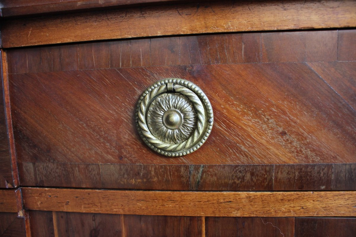 Comò Luigi XVI in legno di mogano - metà XIX secolo-photo-1