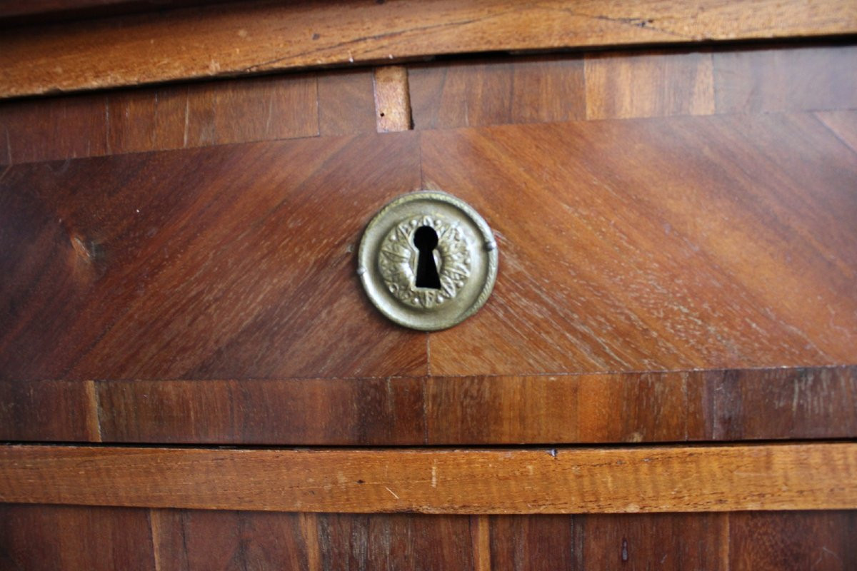 Comò Luigi XVI in legno di mogano - metà XIX secolo-photo-2