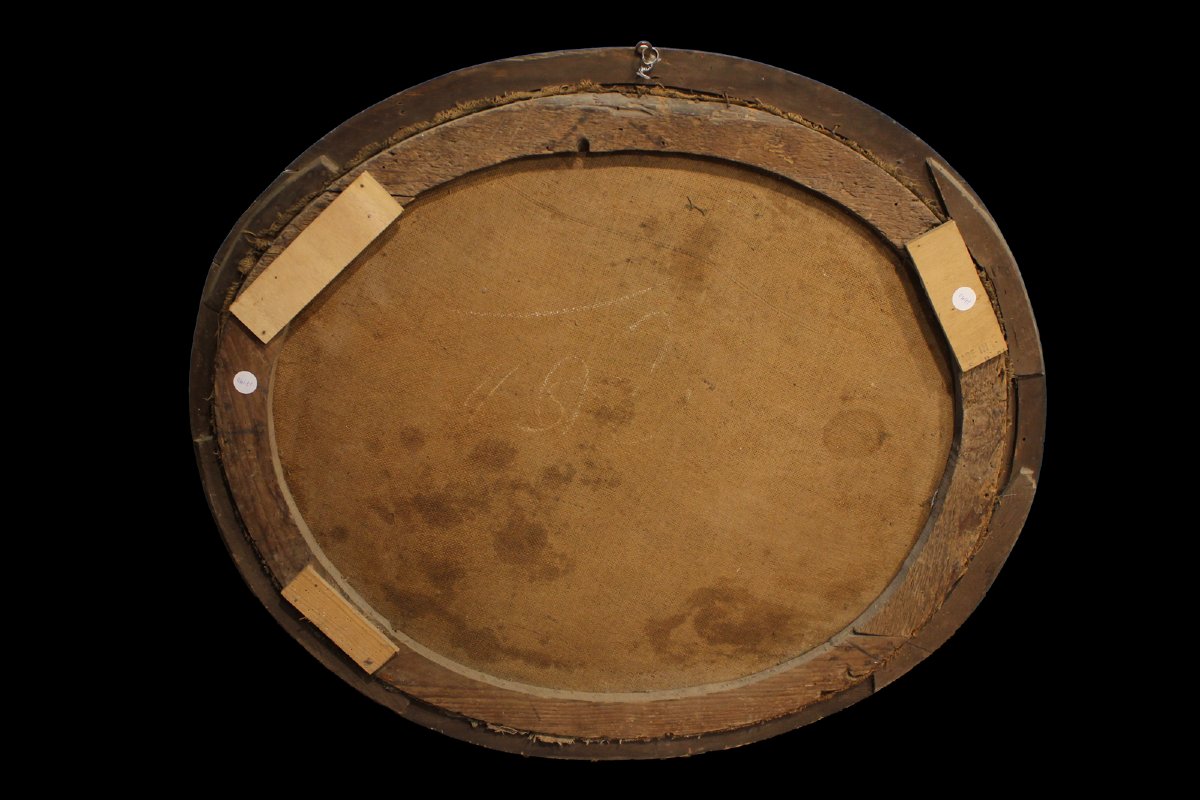 Olio su tela raffigurante scena di battaglia - Francia - XVII secolo-photo-4