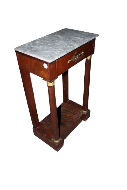 Coppia di Bellissime Consolle Stile Impero Francia XIX secolo-photo-4