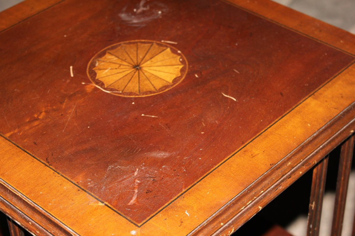 Libreria Girevole Vittoriana in Legno di Mogano XIX secolo-photo-3