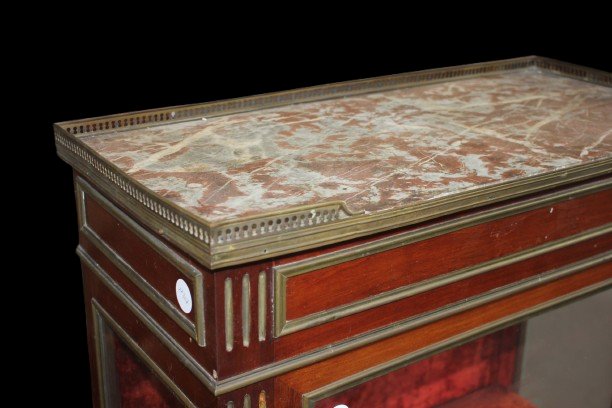 Vetrina Francese Stile Luigi XVI in Mogano XIX secolo-photo-2