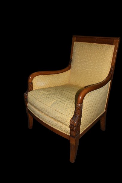 Coppia di Bergere Poltrone Francesi stile Direttorio-photo-2