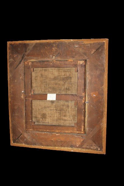 Coppia di oli su tela francesi di fine ’700 – Scene di interni con personaggi-photo-4