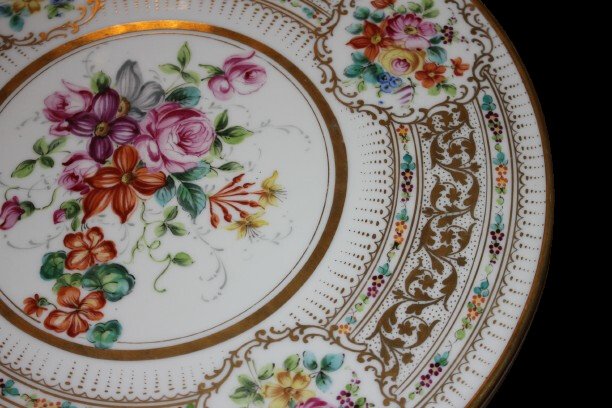 Tavolino Basso In Porcellana Francese di inizio XX secolo-photo-4