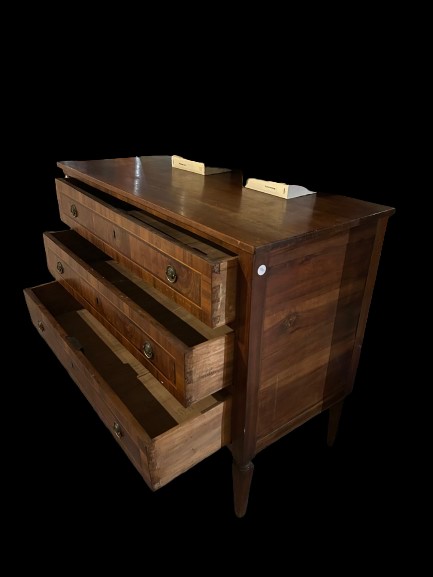 Cassettone Stile Luigi XVI Italiano di inizio 1800-photo-1