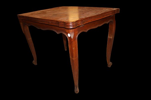 Piccolo Tavolo Provenzale in Ciliegio rettangolare Allungabile-photo-3