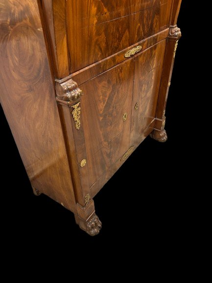 Prezioso Secretaire Francese Stile Impero del XIX secolo-photo-4