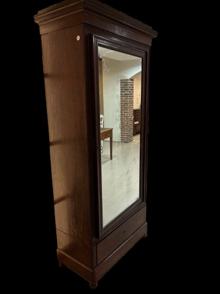 Armadio ad 1 anta a specchio Francese stile Direttorio-photo-4