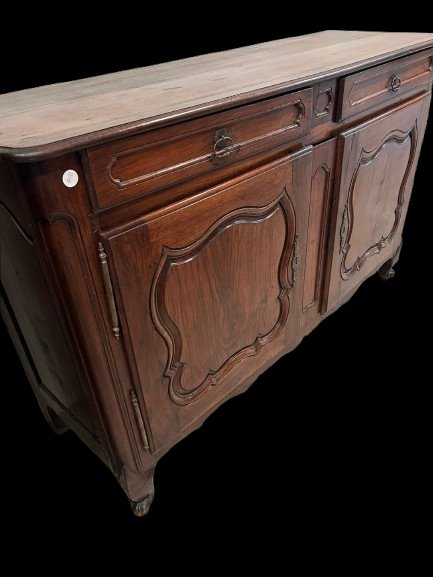 Credenza 2 porte Francese stile Provenzale in legno di Castagno-photo-2