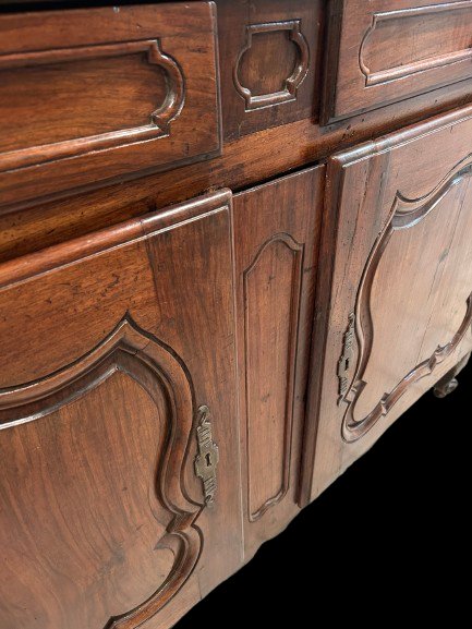 Credenza 2 porte Francese stile Provenzale in legno di Castagno-photo-3