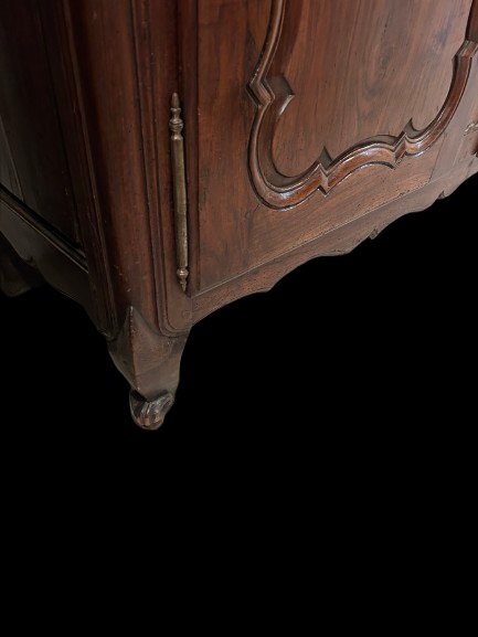 Credenza 2 porte Francese stile Provenzale in legno di Castagno-photo-4