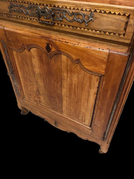 Stipo Francese a Due porte con Cassetto XIX secolo-photo-3