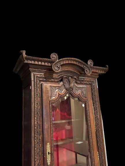 Particolarissima Vetrina Francese del 1800 riccamente Intagliata-photo-2
