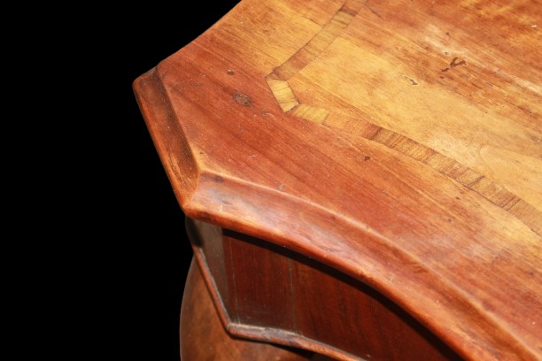 Grande Consolle Italiana Luigi Filippo in Legno di Noce-photo-1