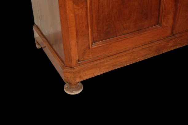 Bellissima Grande Credenza Piattaia Francese Stile Luigi Filippo XIX secolo-photo-4