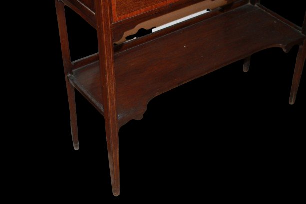 Vetrina 2 Porte Vittoriana inglese del 1800 in mogano-photo-4