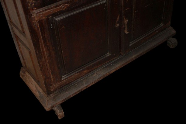 Credenza Alta Rustica spagnola del 1600-photo-4