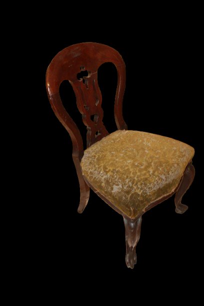 Gruppo di 4 sedie in Mogano Stile Regency inglesi-photo-2